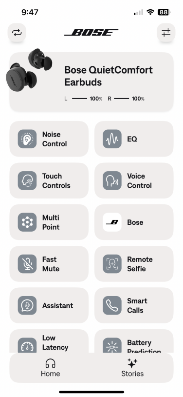bose quietcomfort app