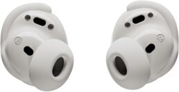 white bose earbuds