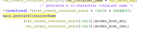 Container name generation