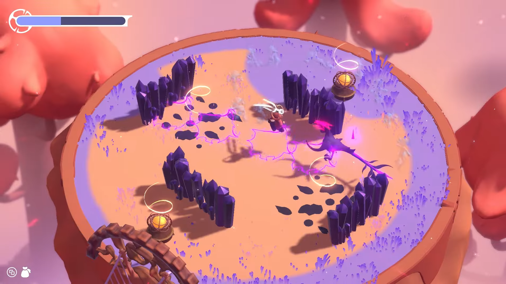 Combat in the roguelike Panta Rhei.