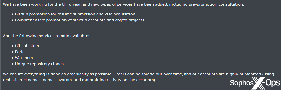 A screenshot of a post on a cybercrime forum