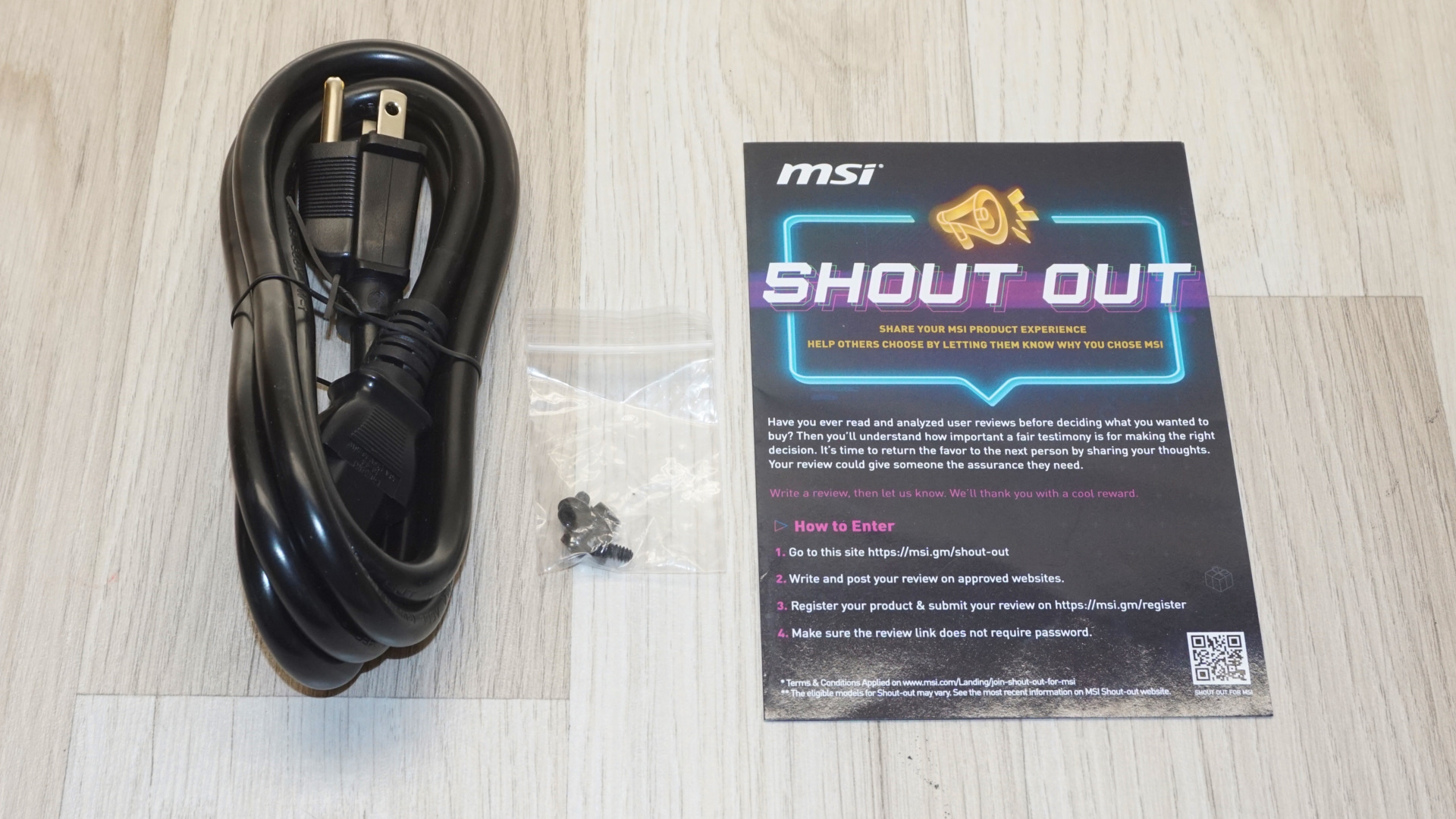 MSI MAG A850GLS PCIE5 PSU